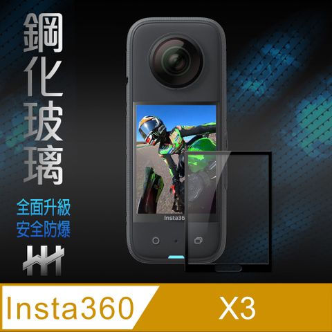 【HH】★3D曲面滿版★適Insta360 X3 (2.29吋)--鋼化玻璃保護貼系列