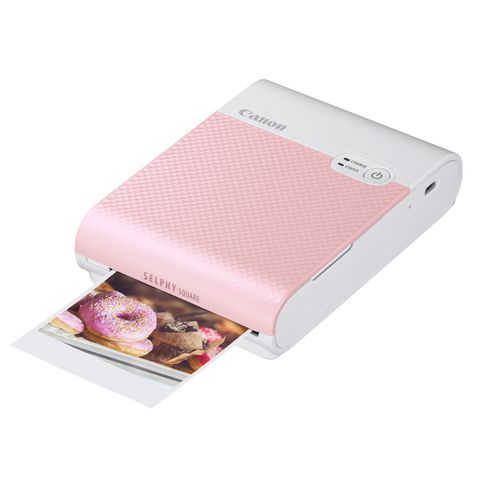 掌上型手機印相機★Canon SELPHY SQUARE QX10 相片打印機 (粉色)公司貨