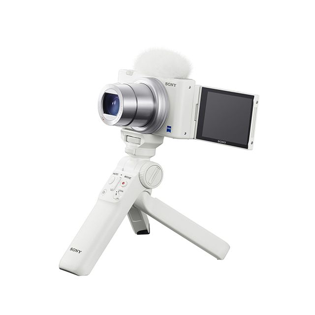 SONY 索尼  ZV-1數位相機輕影音手持握把組合 晨曦白