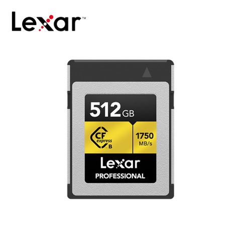 Lexar 雷克沙 Professional CFexpress Type B Gold Series 512G記憶卡