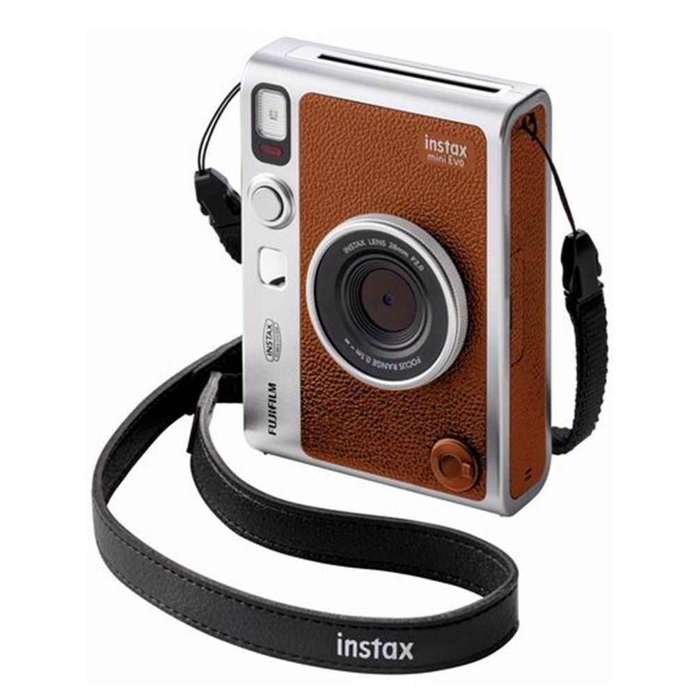 富士FUJIFILM instax mini Evo 拍立得棕色(公司貨) - PChome 24h購物