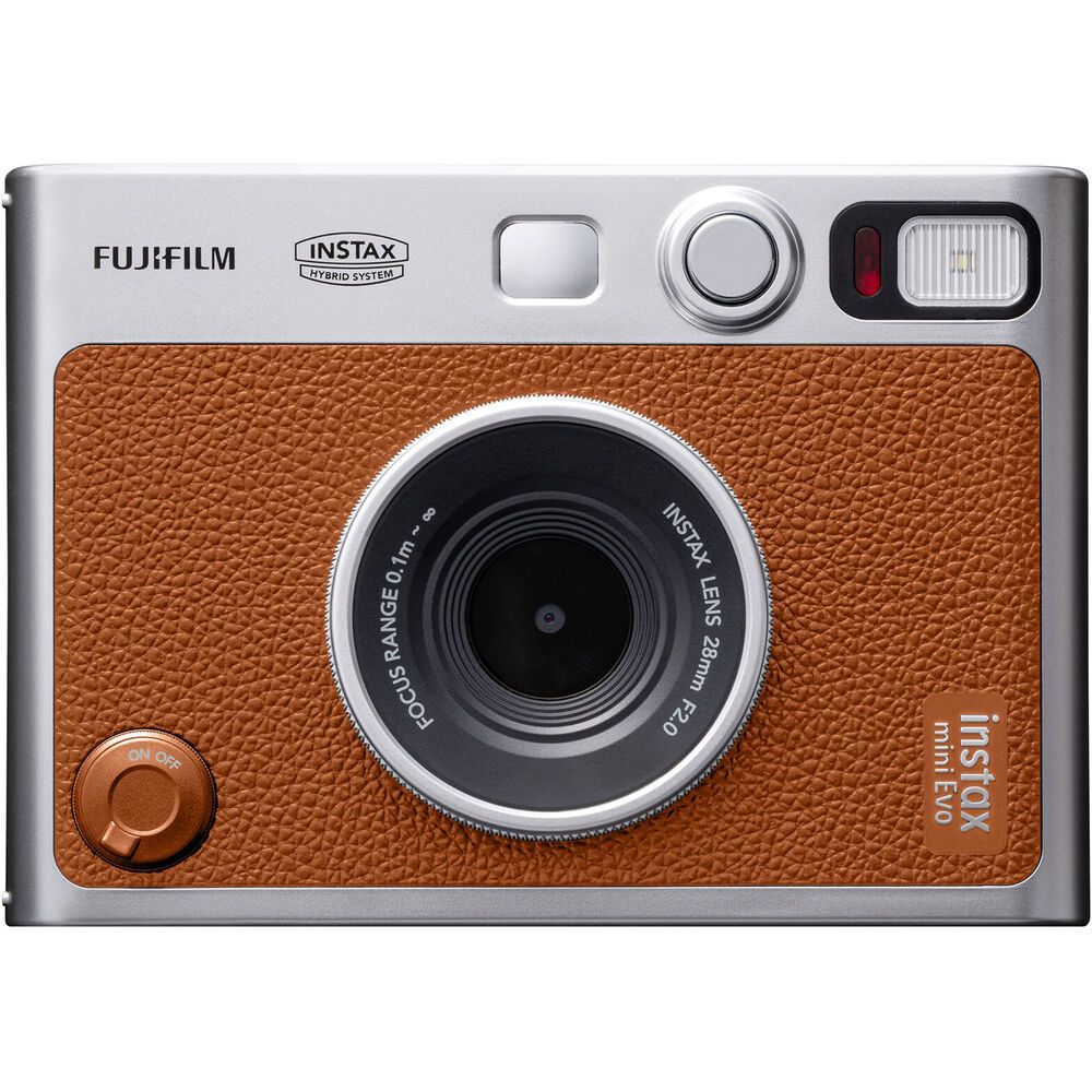 FUJIFILM 富士  instax mini Evo 混合式數位馬上看相機 公司貨 棕色