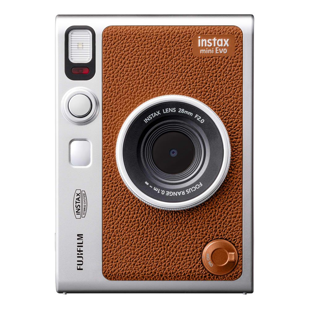 20張底片組合】FUJIFILM 富士Instax Mini EVO 拍立得相機印相機棕色