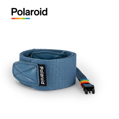 ★時髦的相機背帶Polaroid 寬型相機帶- 藍灰色(DSF8)