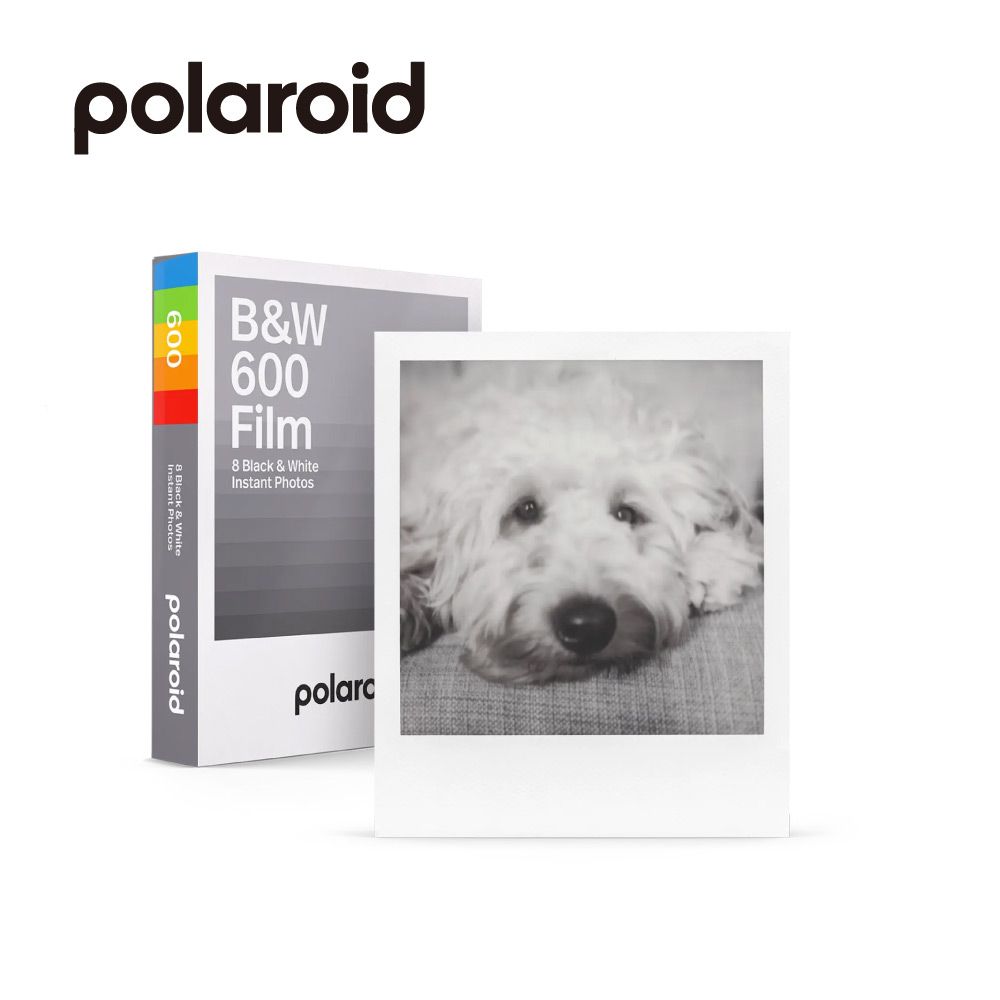 Polaroid 寶麗來 600型 黑白色白框相紙(D6F2)