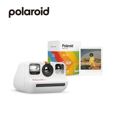 ★主機+相紙超值組合Polaroid 寶麗來 Go G2拍立得相機-白色+彩色白框相紙-雙入 超值組(DG05)