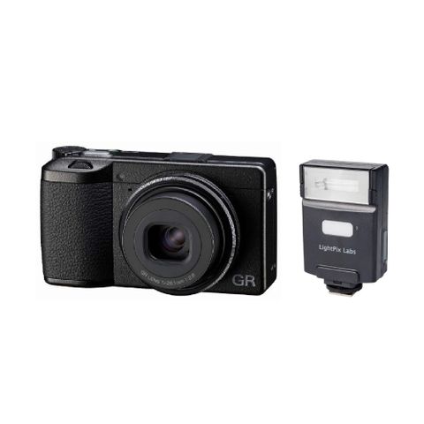 RICOH 理光 GRIIIx HDF 標準版 + FLASH Q Q20II 無線閃光燈 (公司貨)