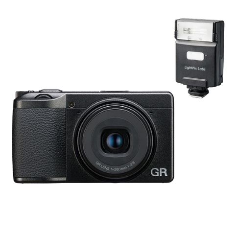RICOH 理光 GR IIIx (GR3x) HDF標準版+FLASH Q Q20III 無線閃光燈(公司貨)