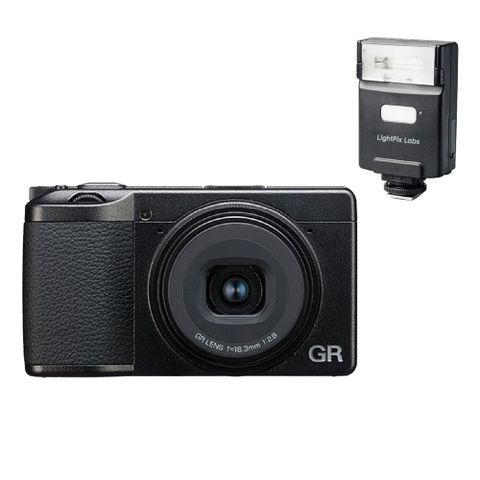 RICOH 理光 GR III (GR3) HDF 標準版+FLASH Q Q20III 無線閃光燈(公司貨)