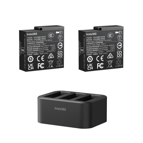Insta360 Ace Pro 2 原廠電池二顆+充電管家 公司貨