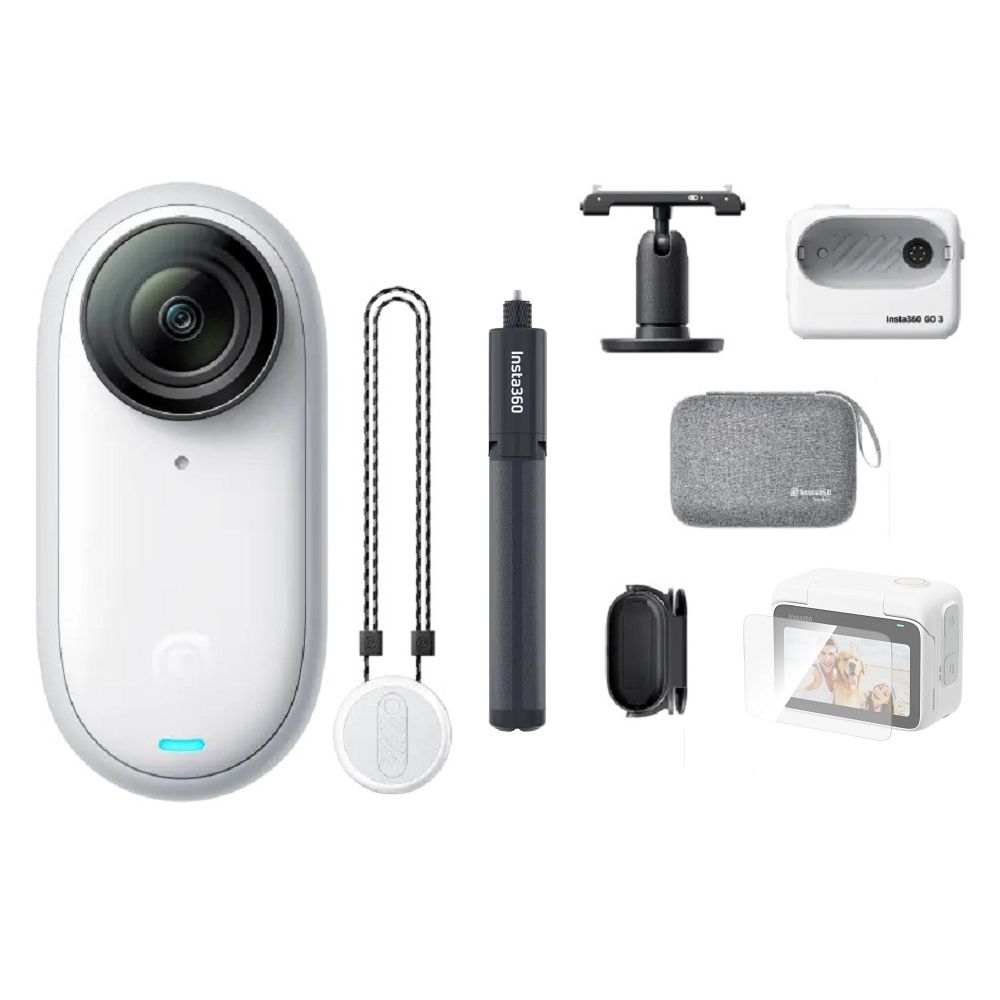 Insta360 GO3 防抖運動相機64GB旅行套裝(先創公司貨) - PChome 24h購物