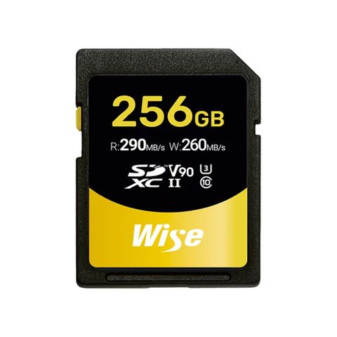 WISE 256GB SDXC UHS-II V90 記憶卡