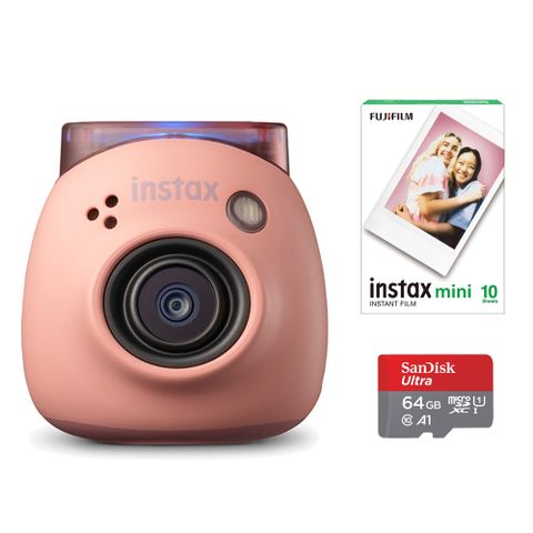 FUJIFILM 富士 【小資底片組】 Instax Pal-淡粉紅(公司貨)