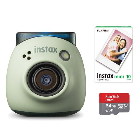 FUJIFILM 富士 【小資底片組】 Instax Pal-開心果綠(公司貨)