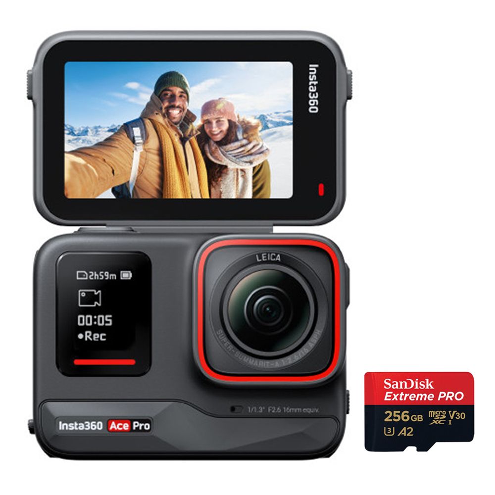 Insta360  Ace Pro 運動相機+SanDisk 256G U3 記憶卡(公司貨)