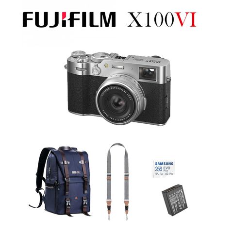 FUJIFILM 富士 X100VI 類單相機 銀色 全配組 (公司貨)