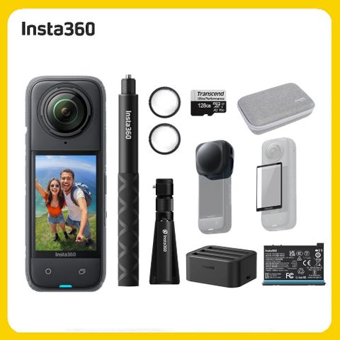 Insta360 X4 全景隨身相機豪華套餐(先創公司貨)