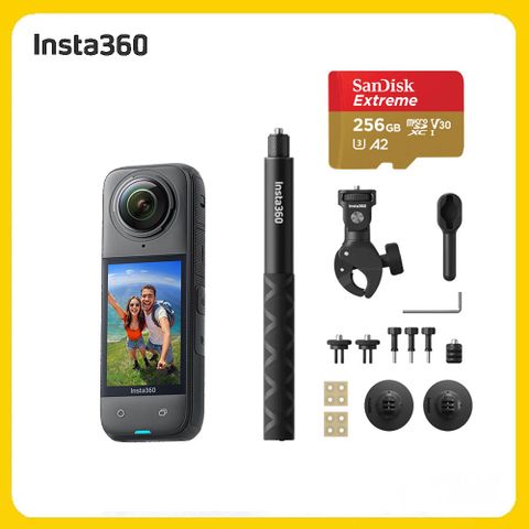 Insta360 X4 全景相機 先創公司貨 摩托車套裝