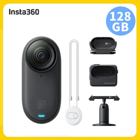 Insta360 GO3S 128GB 防抖運動相機標準版星耀黑(先創公司貨)