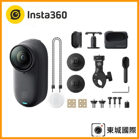 Insta360 GO 3S 4K拇指防抖相機(128G摩托車套組) 東城代理商公司貨