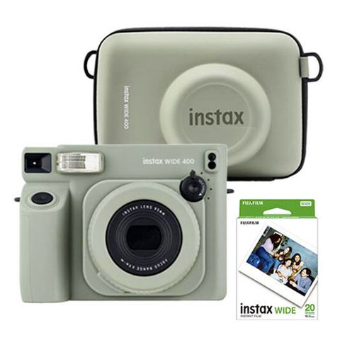 FUJIFILM 富士 instax WIDE 400 拍立得 相機+相機包+底片20張(Wide400,公司貨)