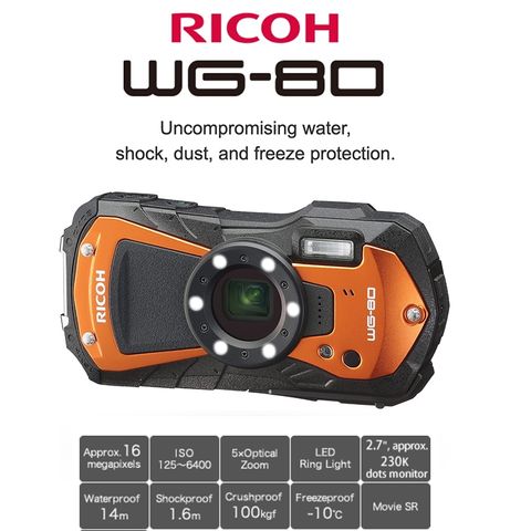 RICOH 理光 WG-80 防水相機