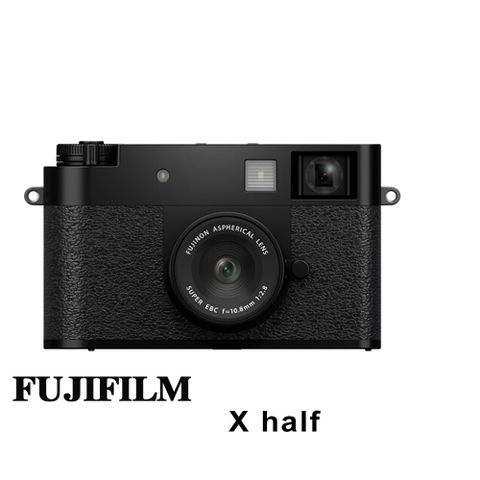 【FUJIFILM 富士】X-HF1 X half 隨身型數位相機 (平行輸入)-黑色