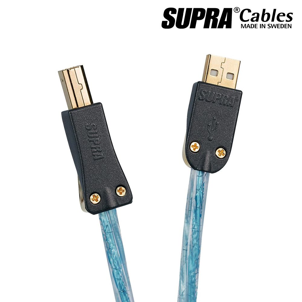 SUPRA Cables  USB 2.0 A-B EXCALIBUR 鍍銀版 USB線 1M