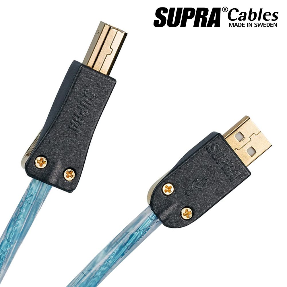 SUPRA Cables  USB 2.0 A-B EXCALIBUR 鍍銀版 USB線 1M