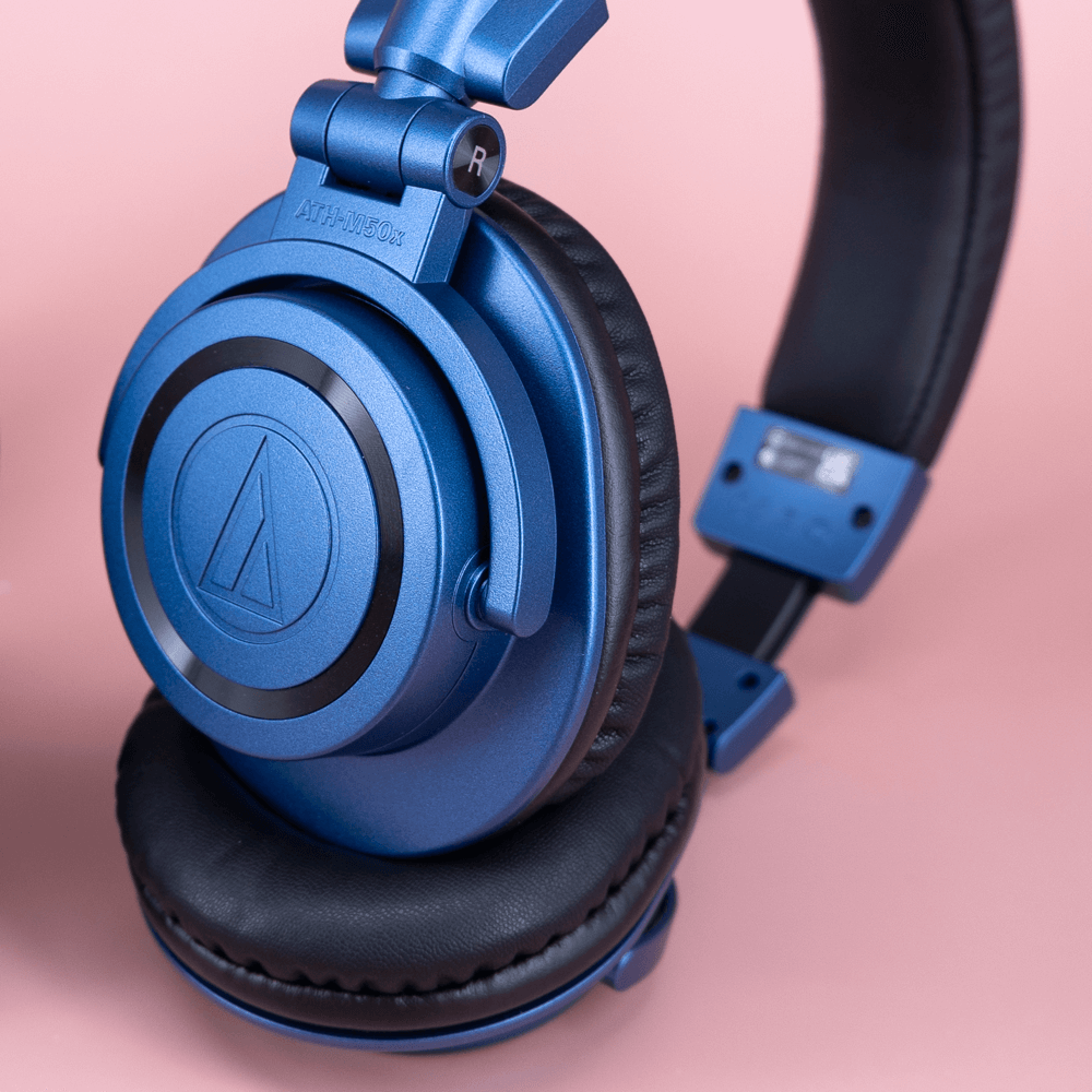 鐵三角Audio-Technica ATH-M50xBT2 DS 無線耳罩式耳機無線版海洋藍限定