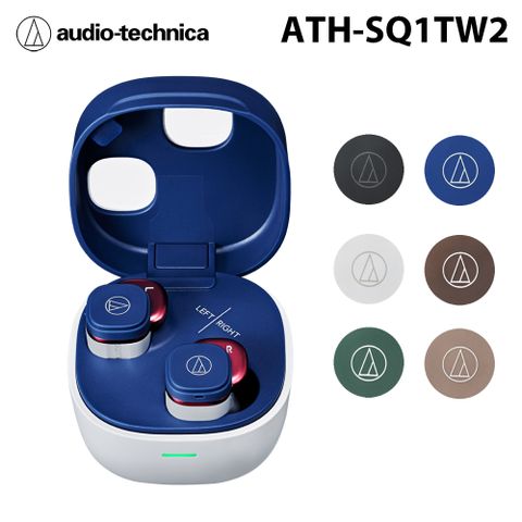 ★加碼送磁吸手機架鐵三角Audio-Technica ATH-SQ1TW2 真無線耳機 公司貨