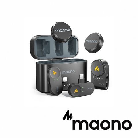 Maono WAVE T5 無線麥克風 Combo（Type－C／Lightning／相機）公司貨