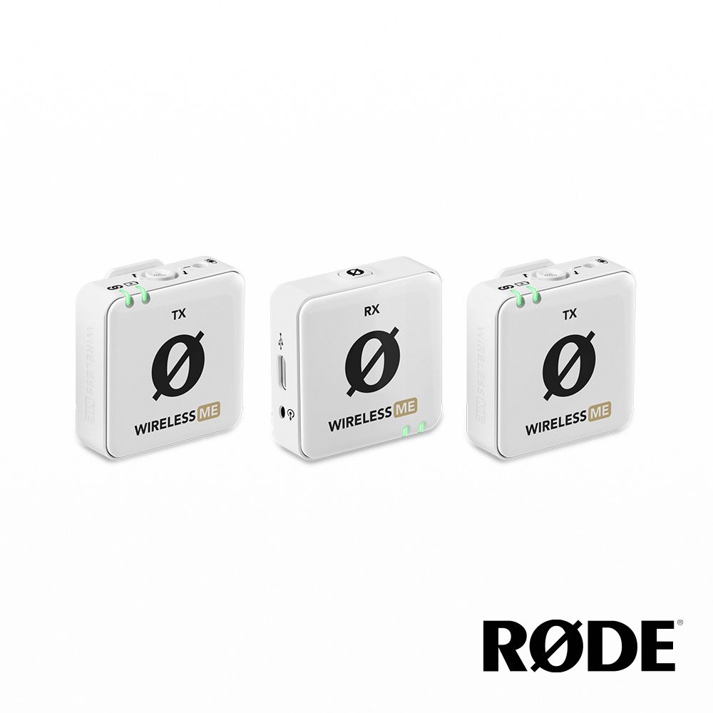 RODE  Wireless Me Dual 一對二無線麥克風-白色 公司貨