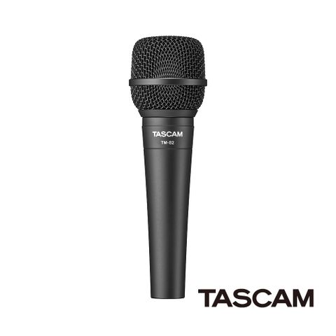 TASCAM 動圈式麥克風 TM-82 黑色 公司貨