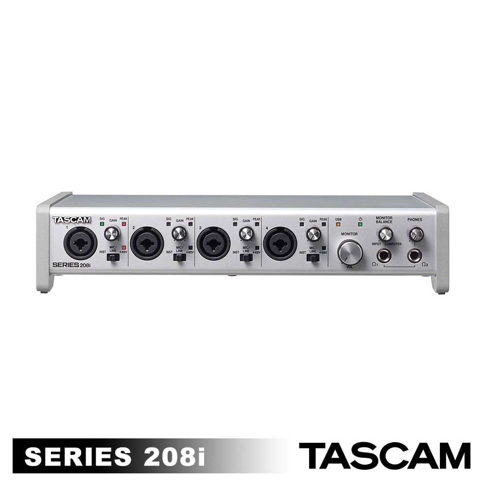 TASCAM  SERIES 208i 錄音介面