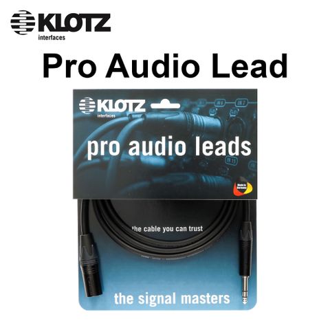 KLOTZ M1 Pro Audio Lead 平衡訊號線(監聽喇叭專用) 3M (M1MS1B0300) 公司貨