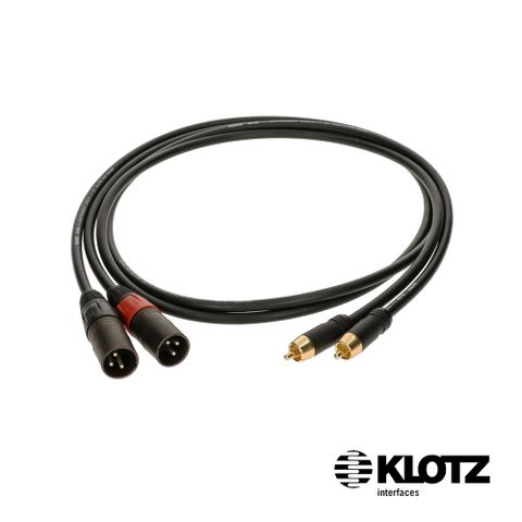 KLOTZ AL-RM RCA 直頭-XLR 線材 1.5m