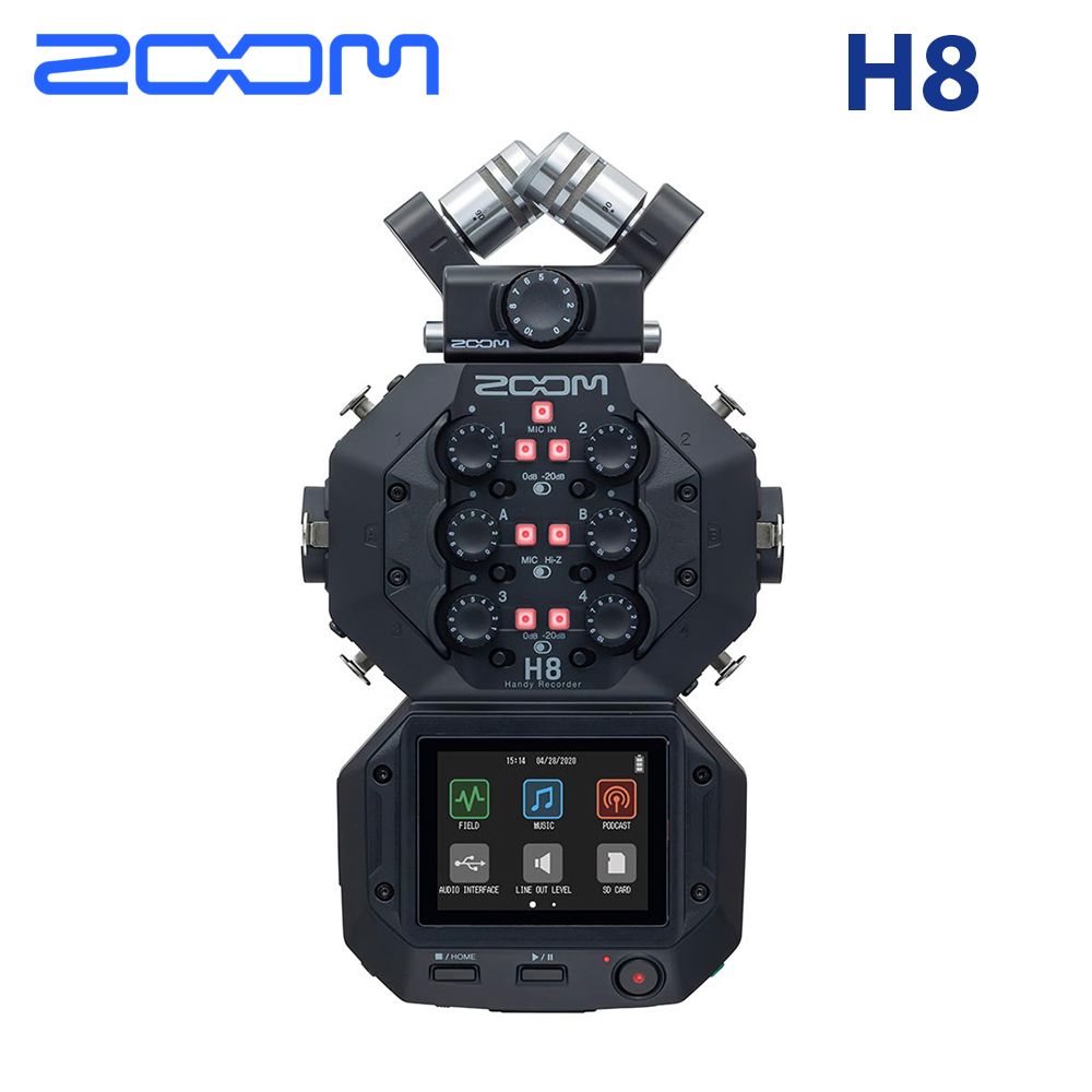 Zoom  H8 手持錄音機 公司貨