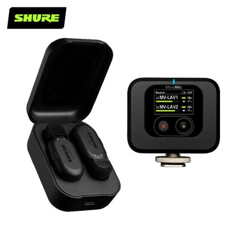 SHURE MoveMic Two Receiver KIT 一對二無線領夾式麥克風套組