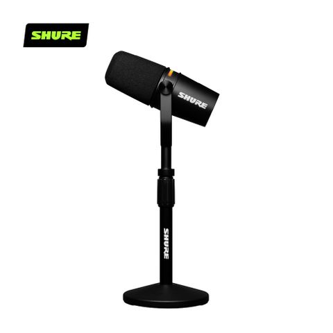 SHURE MV7+ Podcast動圈式麥克風專業腳架組