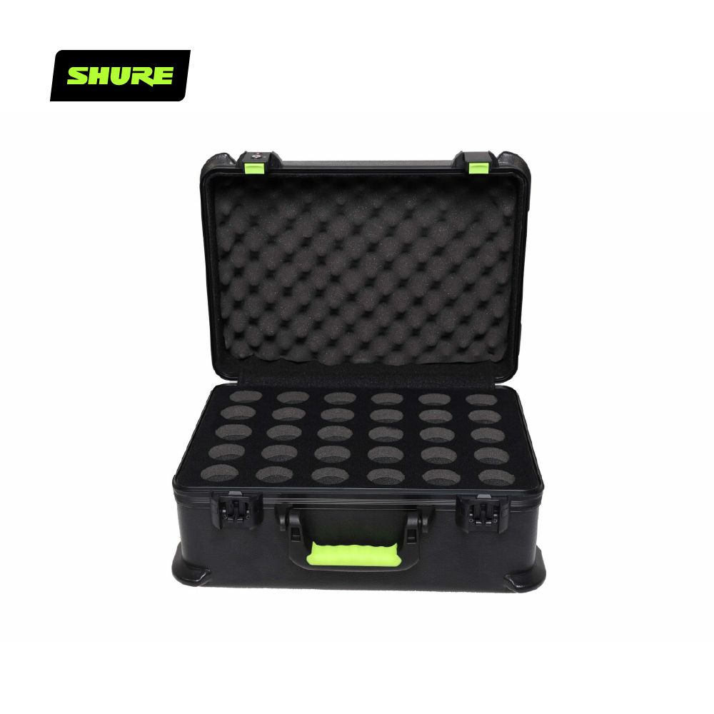 SHURE by Gator 有線麥克風TSA 收納箱 (30隻) SH-MICCASE30