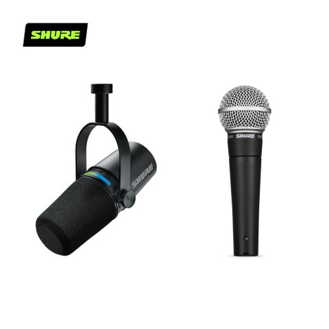 SHURE MV7i + SM58-LC 錄音輕便超值組