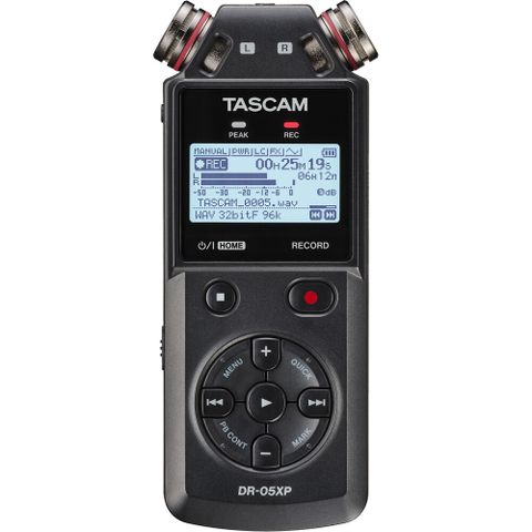 TASCAM DR-05XP 雙通道32位元浮點手持式錄音機 公司貨