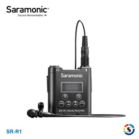 支持立體聲輸入Saramonic楓笛 SR-R1 微型手持錄音機