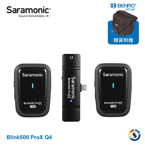 Saramonic 楓笛 Blink500 ProX Q4 一對二 2.4GHz無線麥克風系統