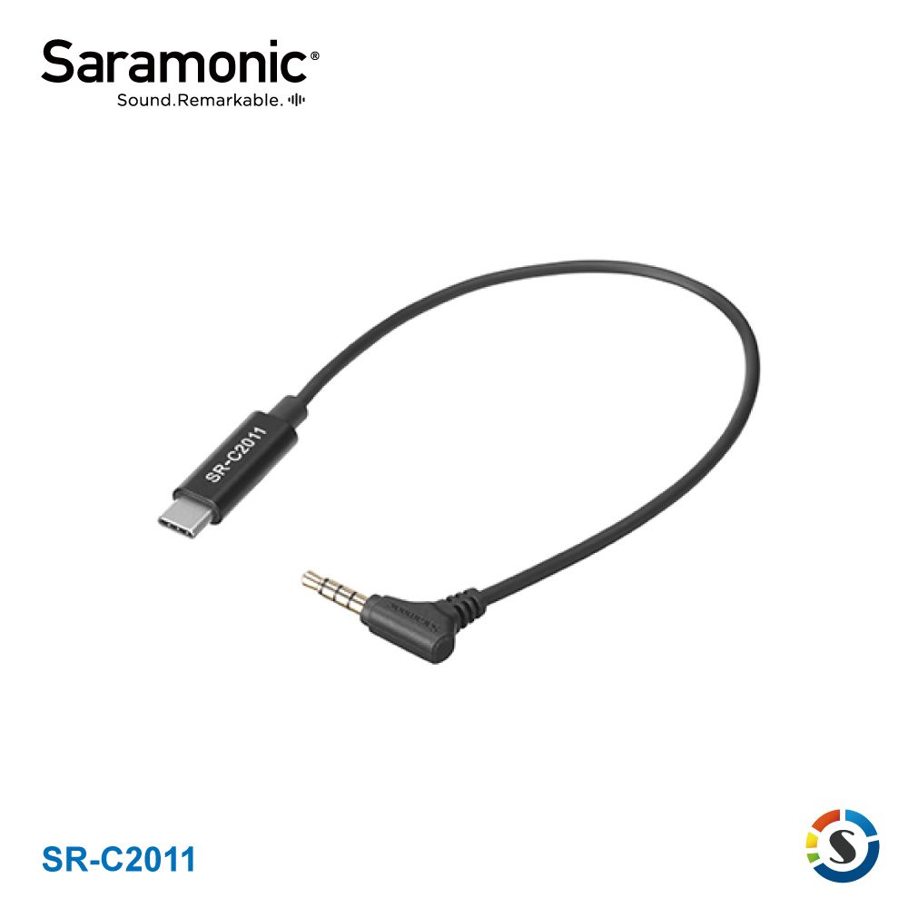 Saramonic 楓笛  SR-C2011 3.5mm TRRS轉Type-C轉接線