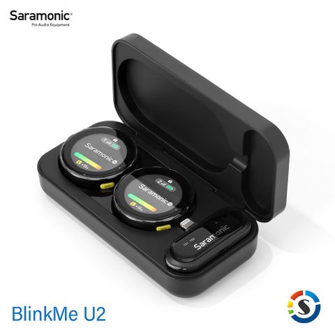 Saramonic 楓笛 BlinkMe U2 一對二 2.4GHz 無線麥克風系統