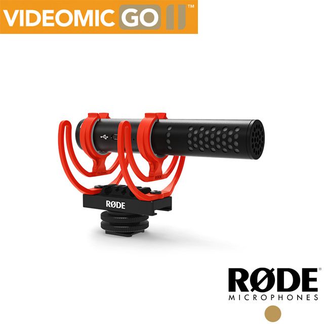 RODE  VideoMic GO II 輕型指向性機頂麥克風 公司貨