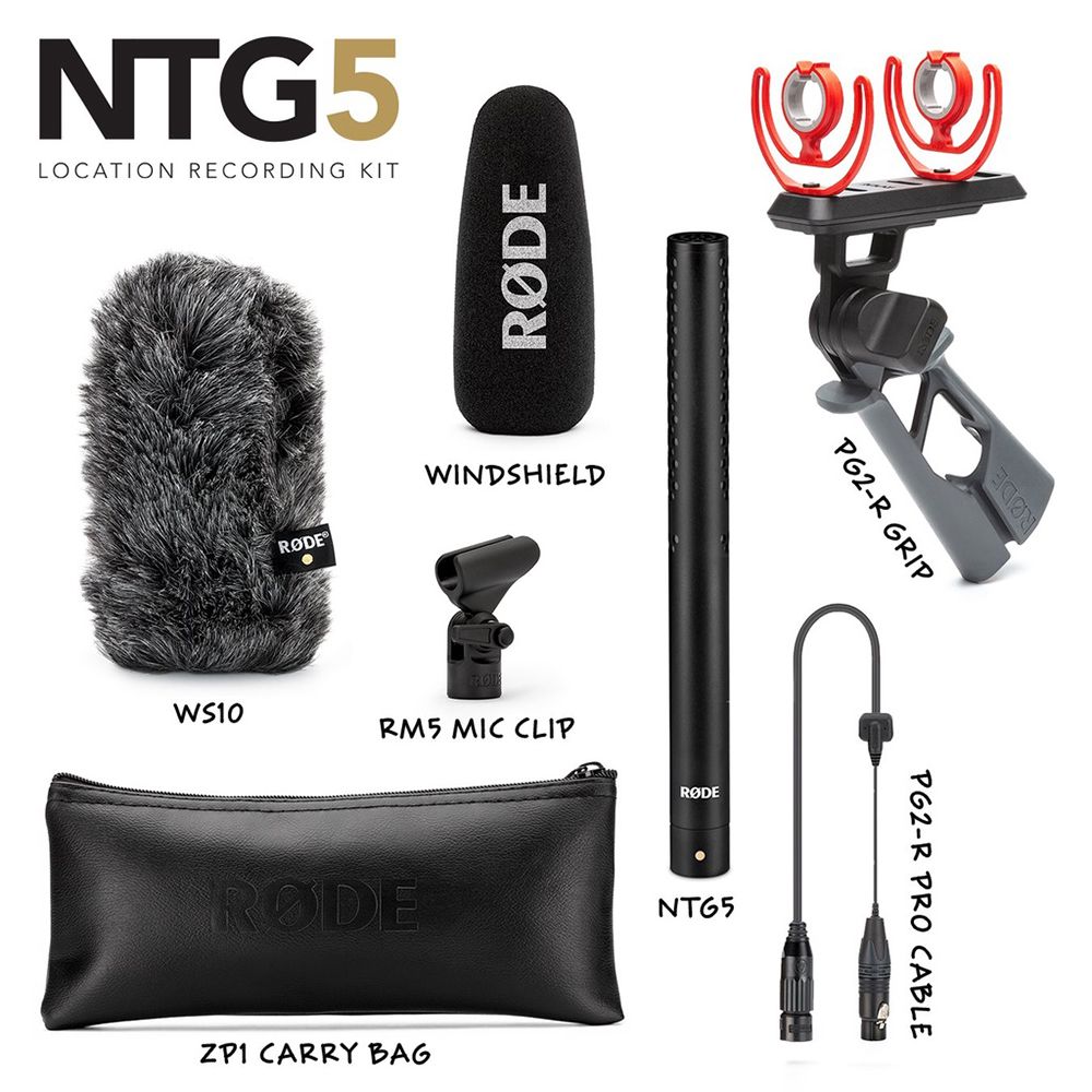 RODE  NTG5 KIT 指向性 電容式槍型麥克風 超輕量 採訪 直播 Podcast