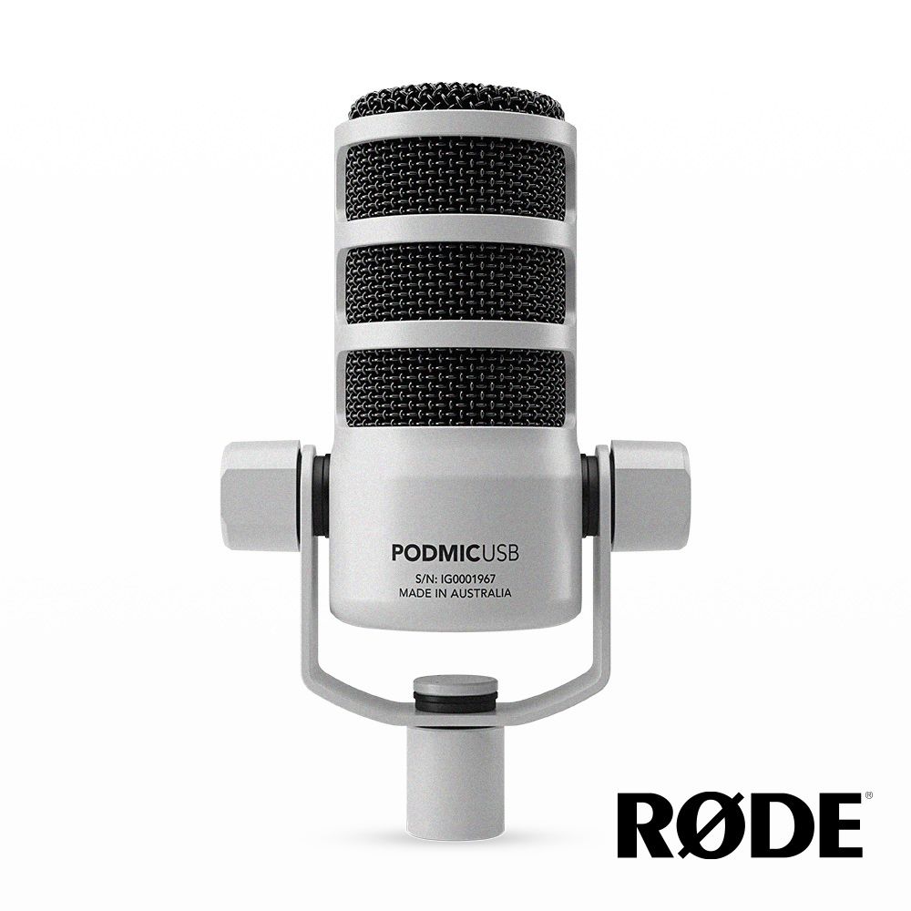 RODE PODMIC USB 動圈式麥克風 白色 公司貨